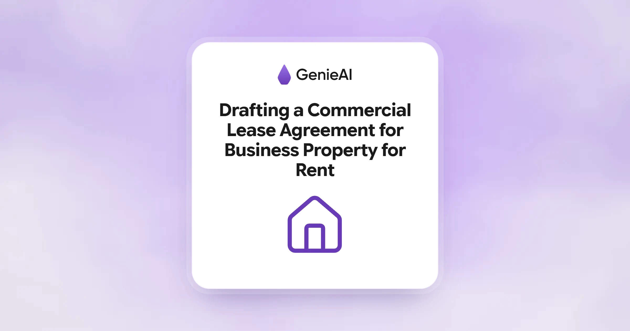 Drafting a Commercial Lease Agreement for Business Property for Rent
