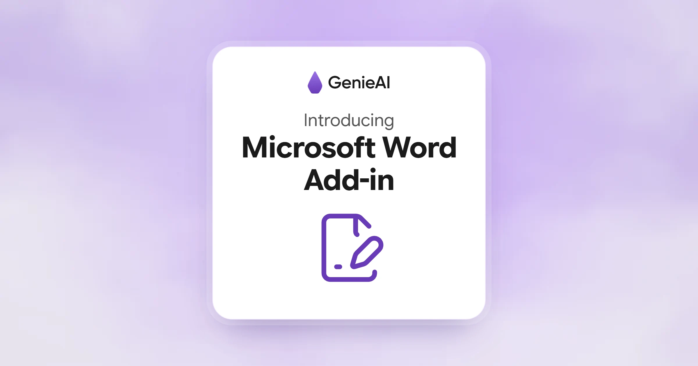 GenieAI launches Microsoft Word Add-in: Bring AI-powered legal workflows directly into Word