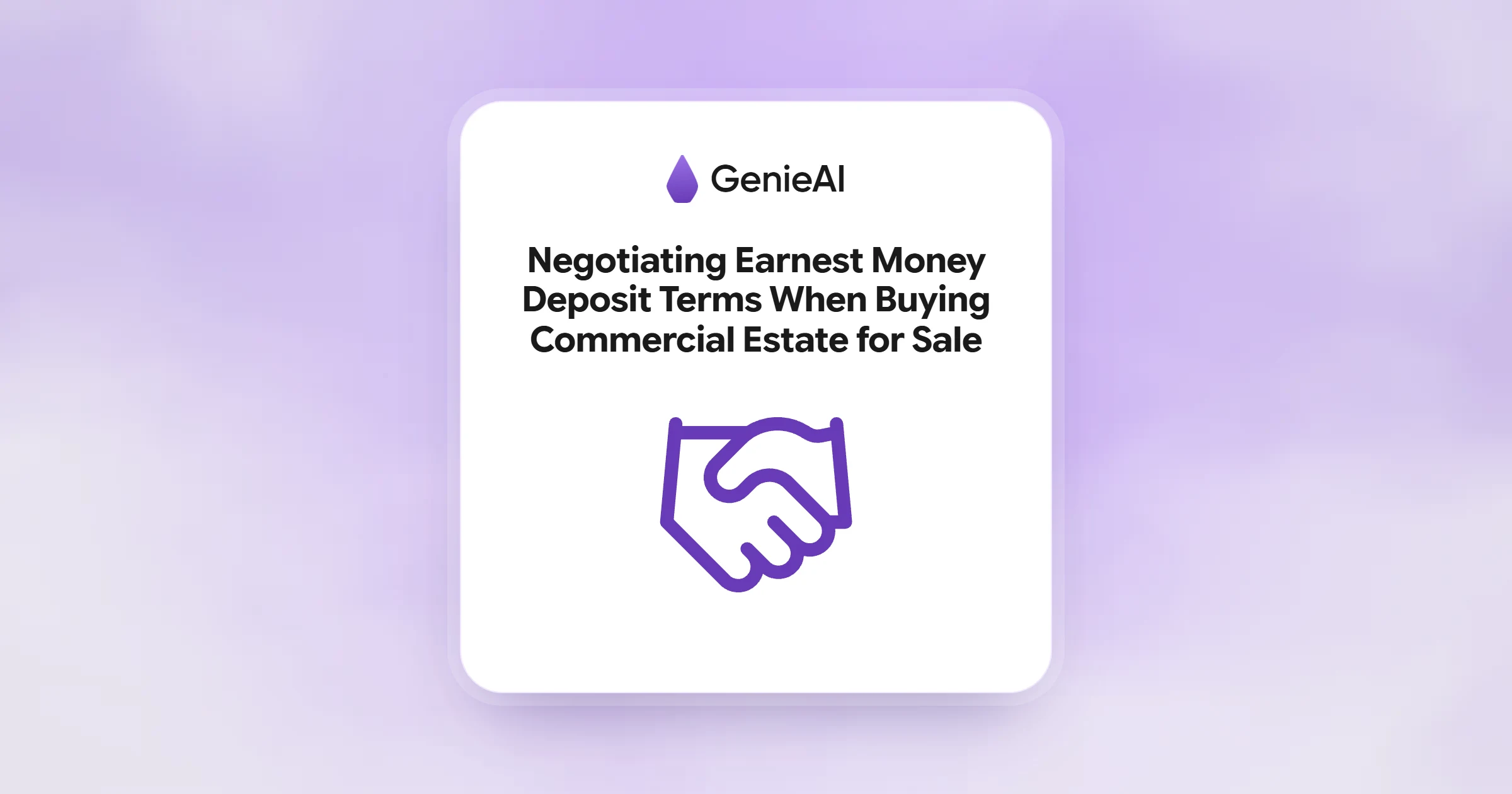 Negotiating Earnest Money Deposit Terms When Buying Commercial Estate for Sale
