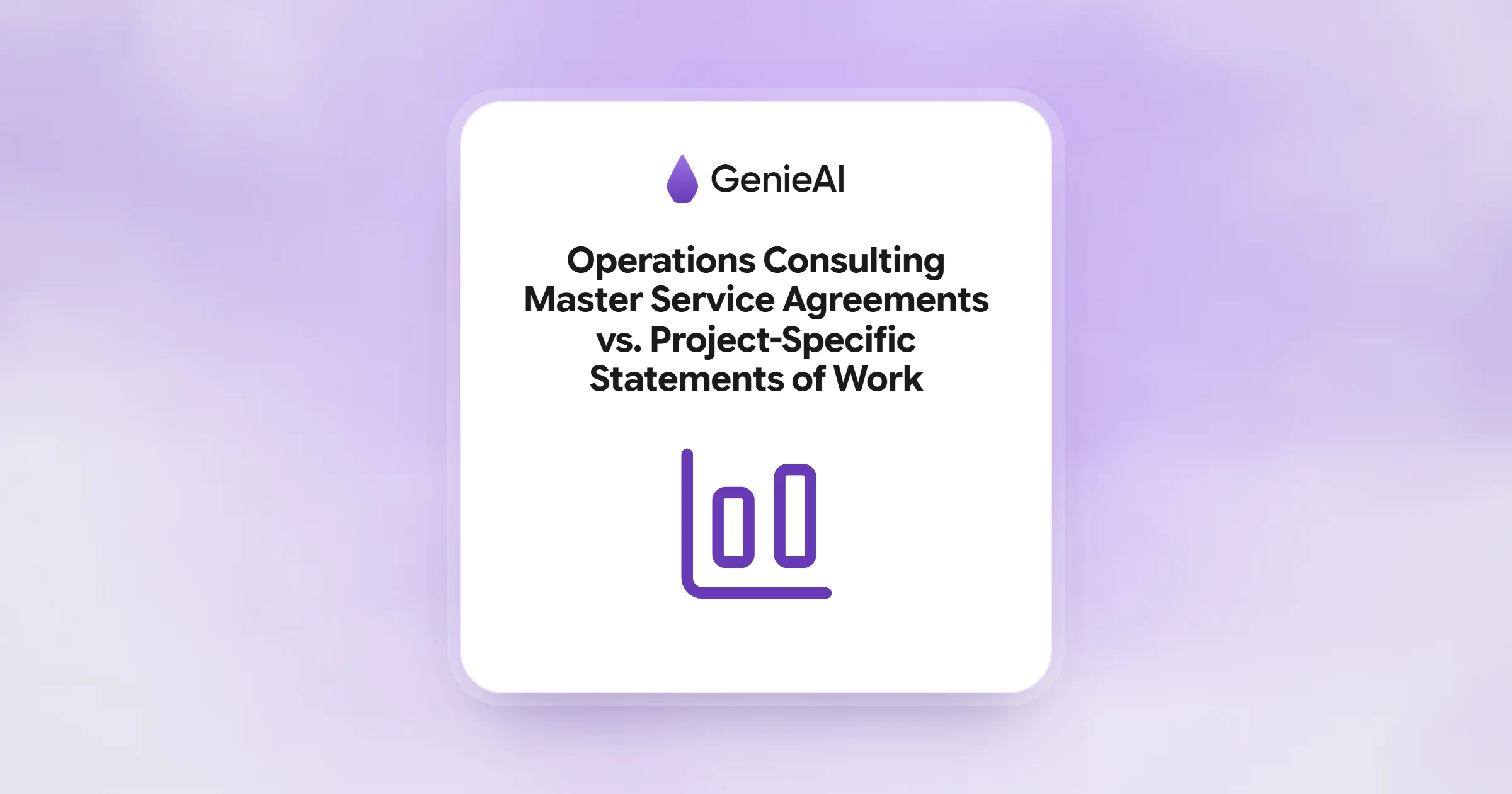 Operations Consulting Master Service Agreements vs. Project-Specific Statements of Work