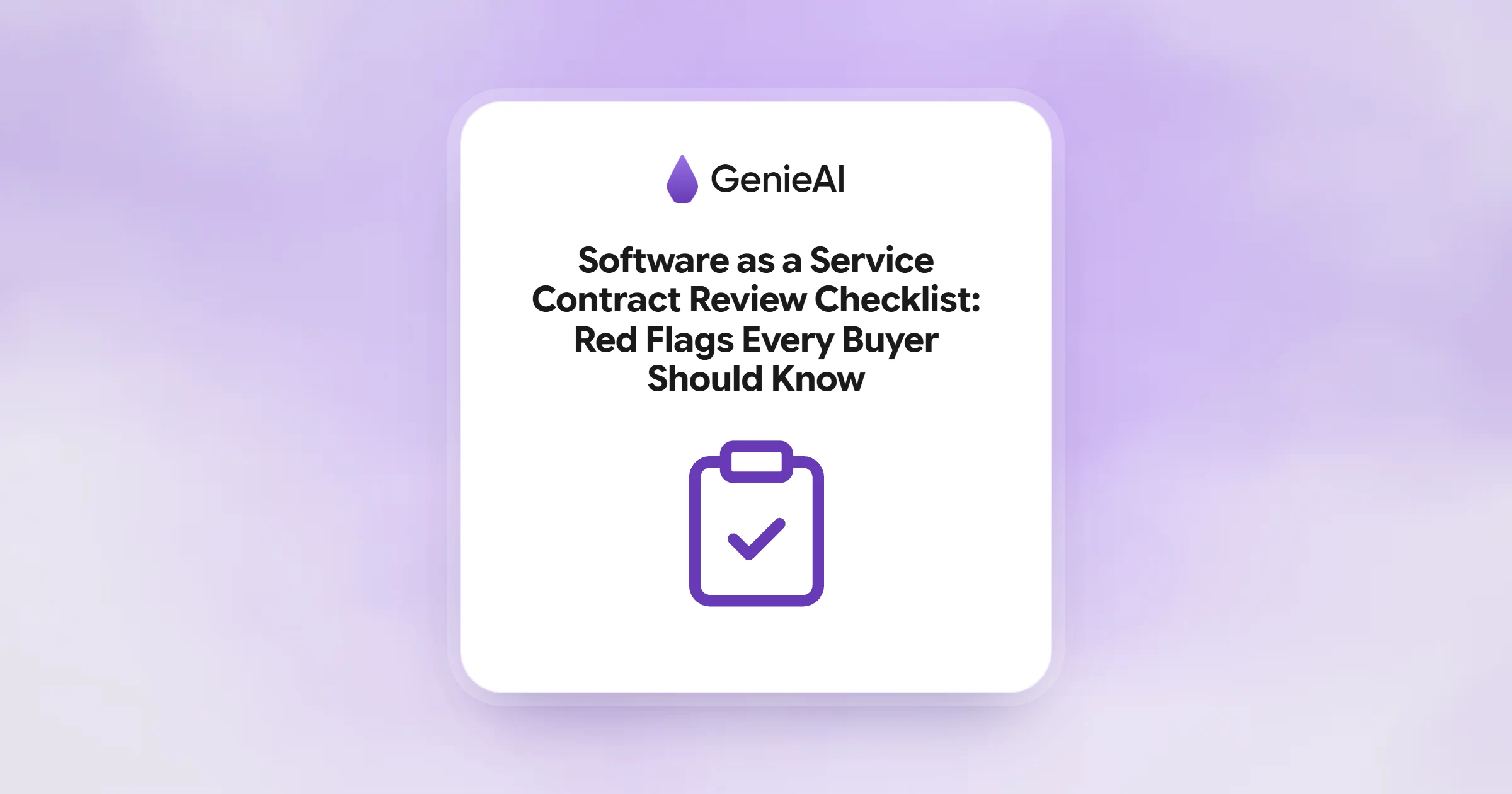 Software as a Service Contract Review Checklist: Red Flags Every Buyer Should Know